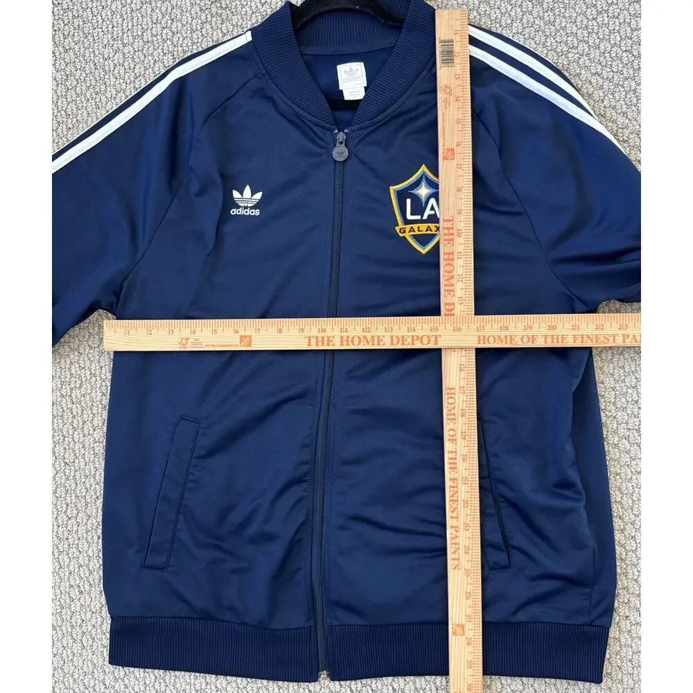 Adidas La Galaxy MLS TrackJacket Navy Blue Size Men’s Size XL